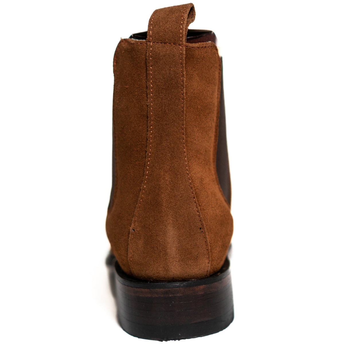 Los Altos Men's Toe Roper Boot Gamuza Cognac
