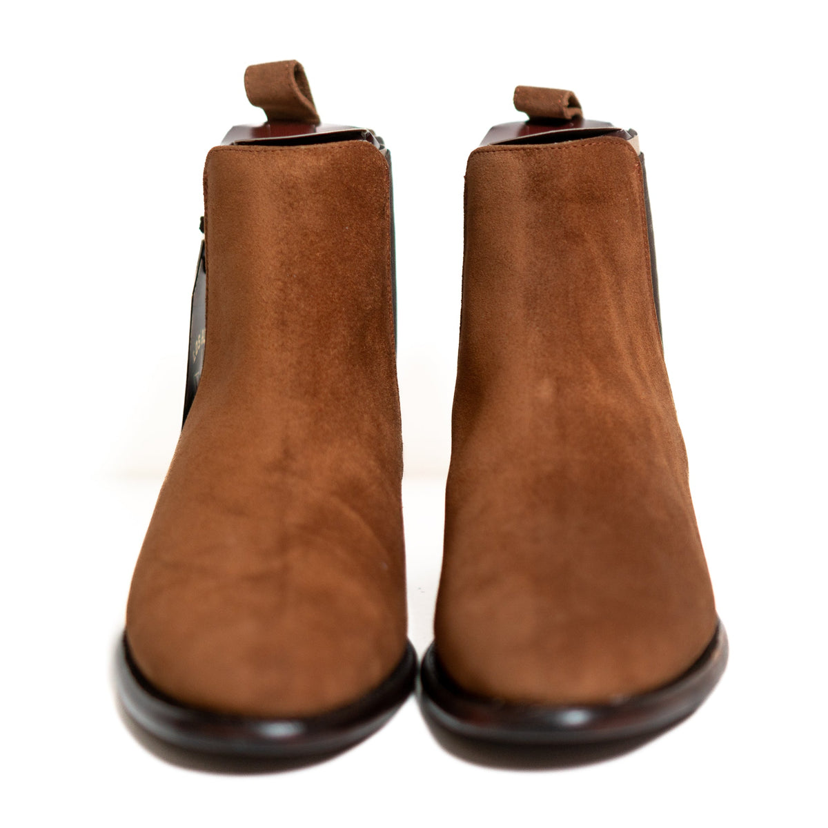 Los Altos Men's Toe Roper Boot Gamuza Cognac