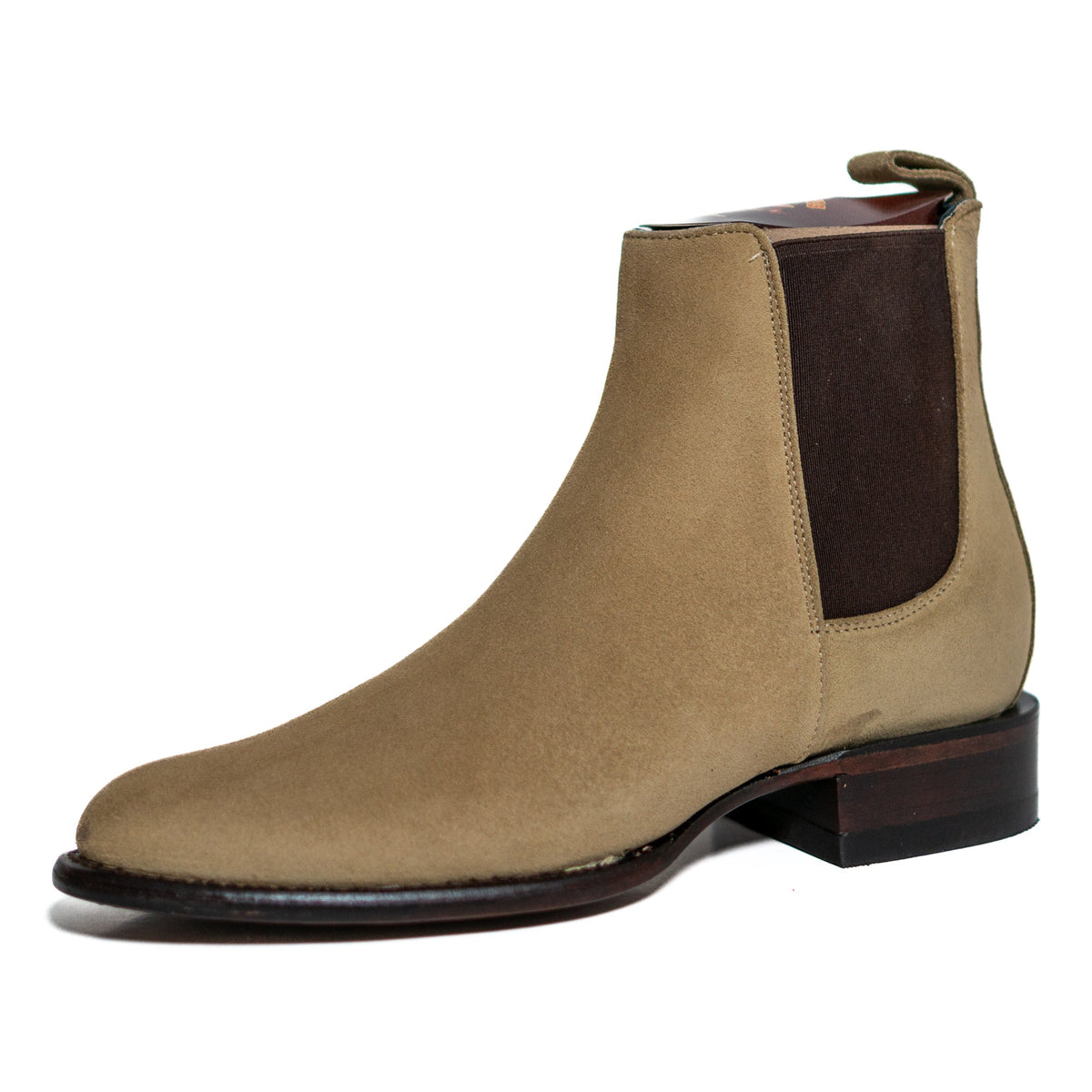 Los Altos Men's Toe Roper Boot Gamuza Oryx