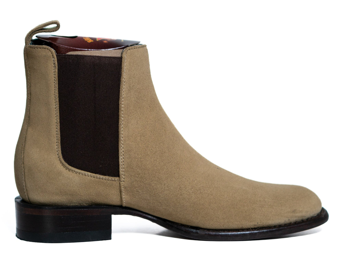 Los Altos Men's Toe Roper Boot Gamuza Oryx