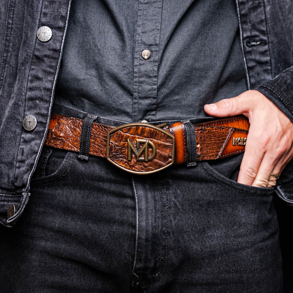 Marco Di Milano Texas Belt Aged Maple