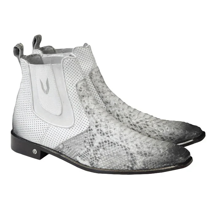 Vestigium Python Chelsea Boots Faded Natural
