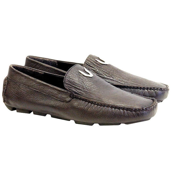 Vestigium Shark Driving Loafers Brown