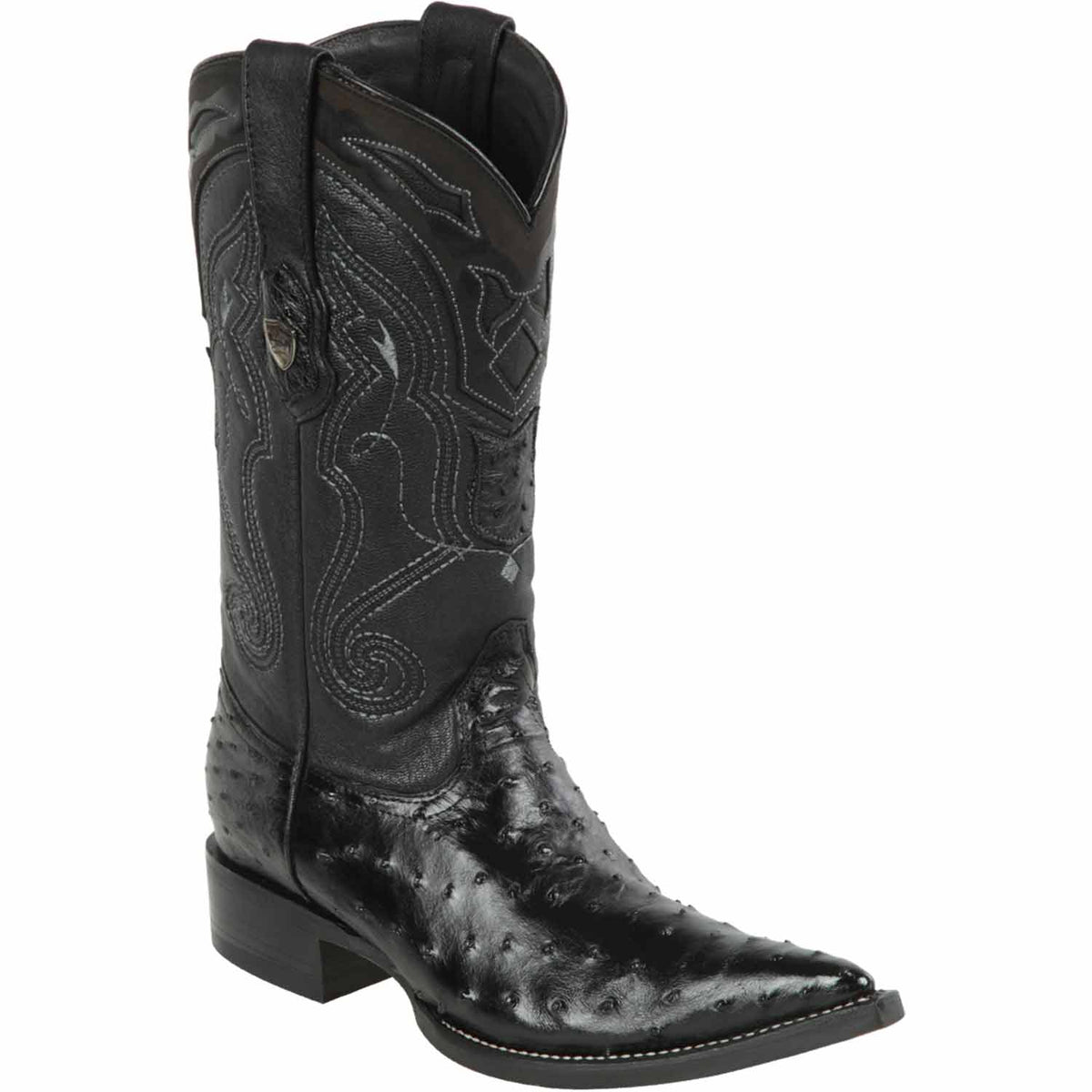 Men's Wild West Ostrich Skin 3X Toe Boots 29503-A