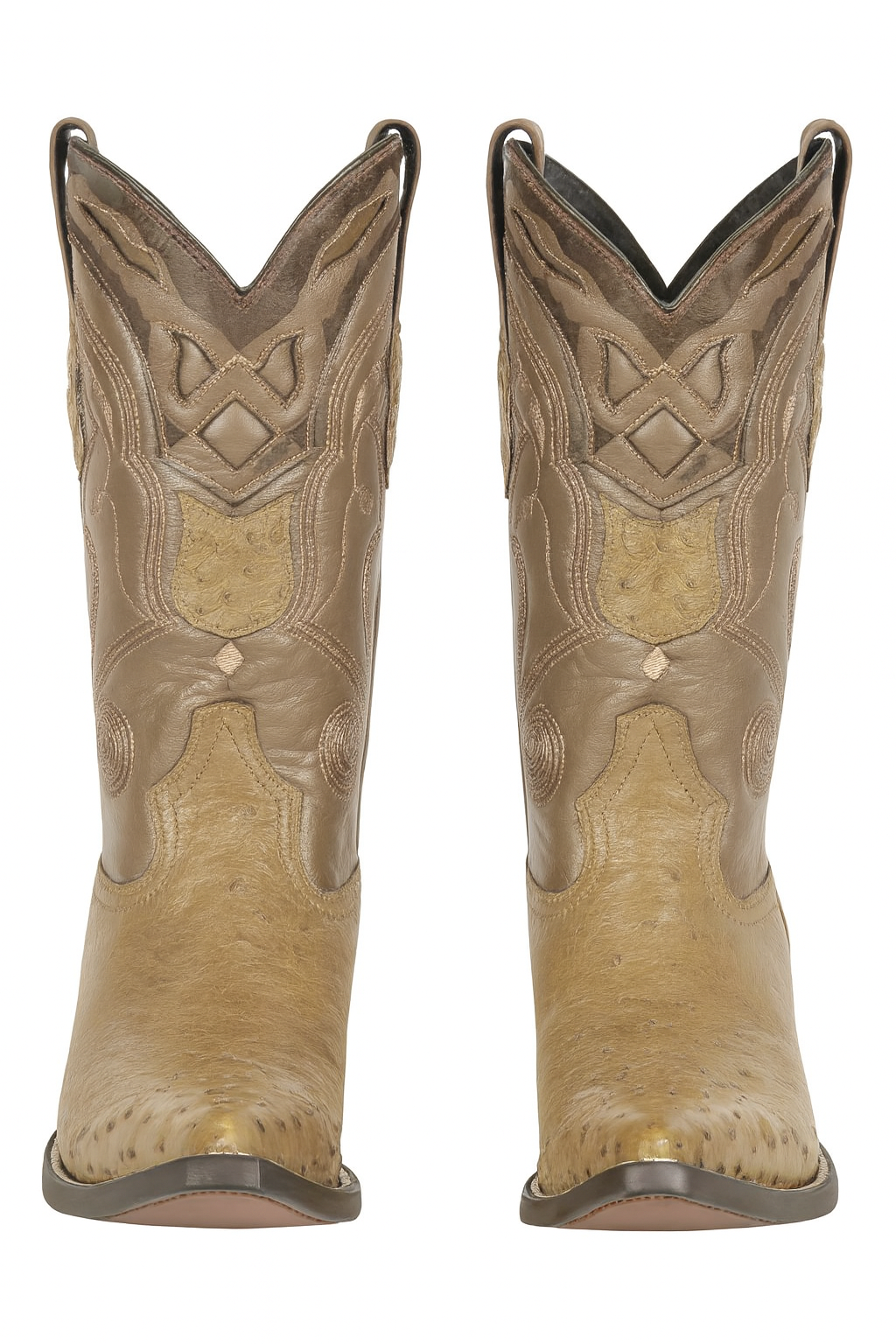 Men's Wild West Smooth Ostrich Skin 3X Toe Boots 29504-B