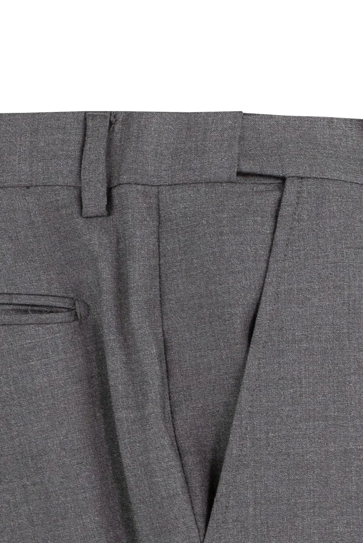 Men's Charcoal Adjustable Waist Two Piece Suit