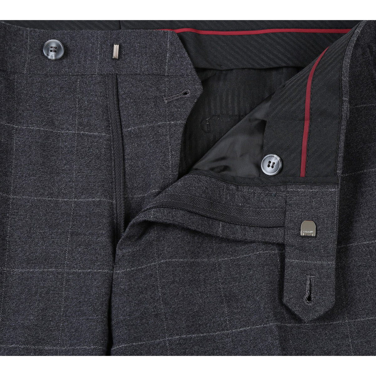 293-31 Men's Slim Fit Checked Suits