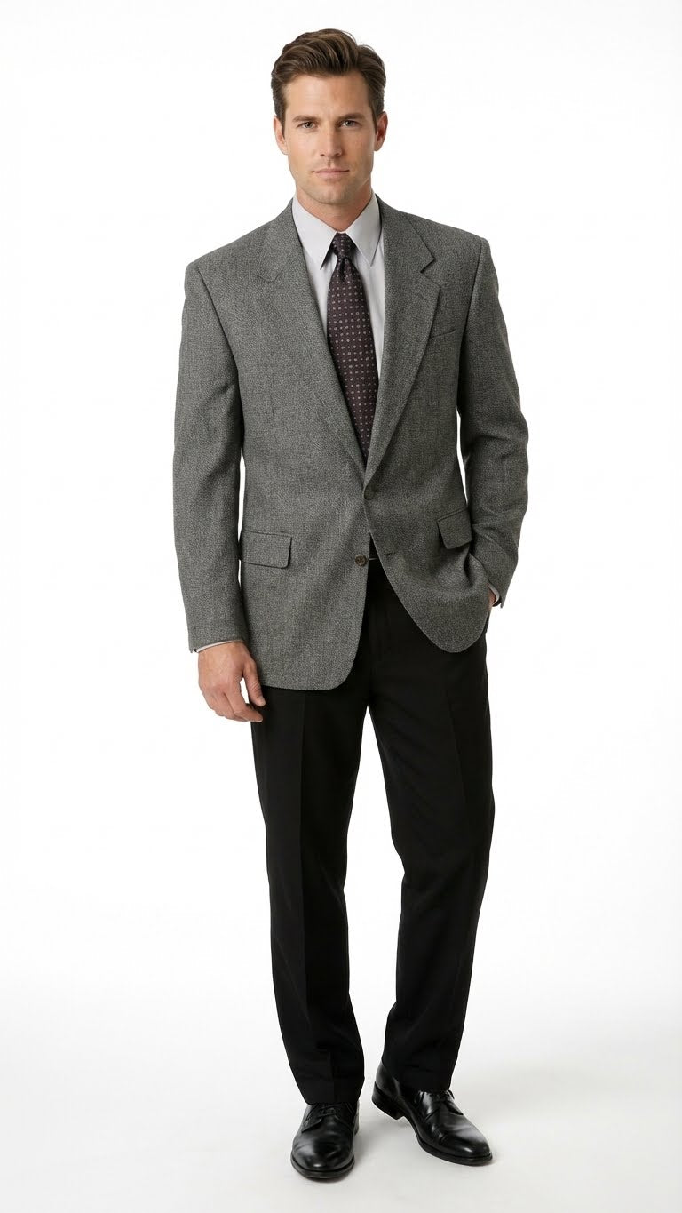 Mens Dark Grey Blazer Charcoal Grey Sport Coat Jacket