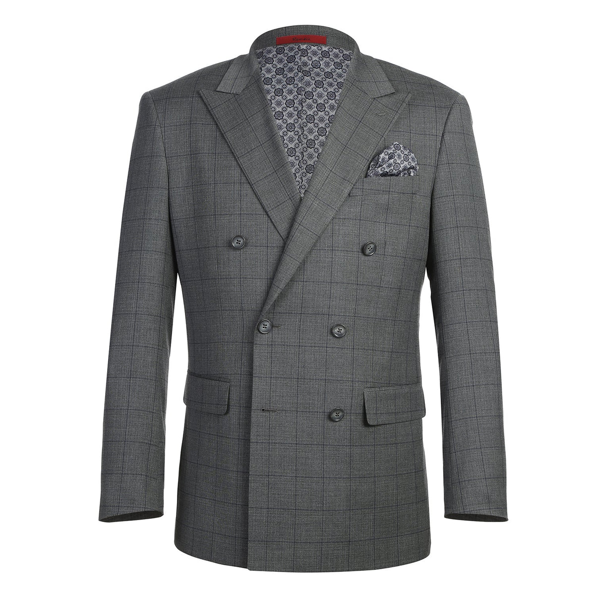 293-44 Men's Double-Breasted New Slim Fit Suits