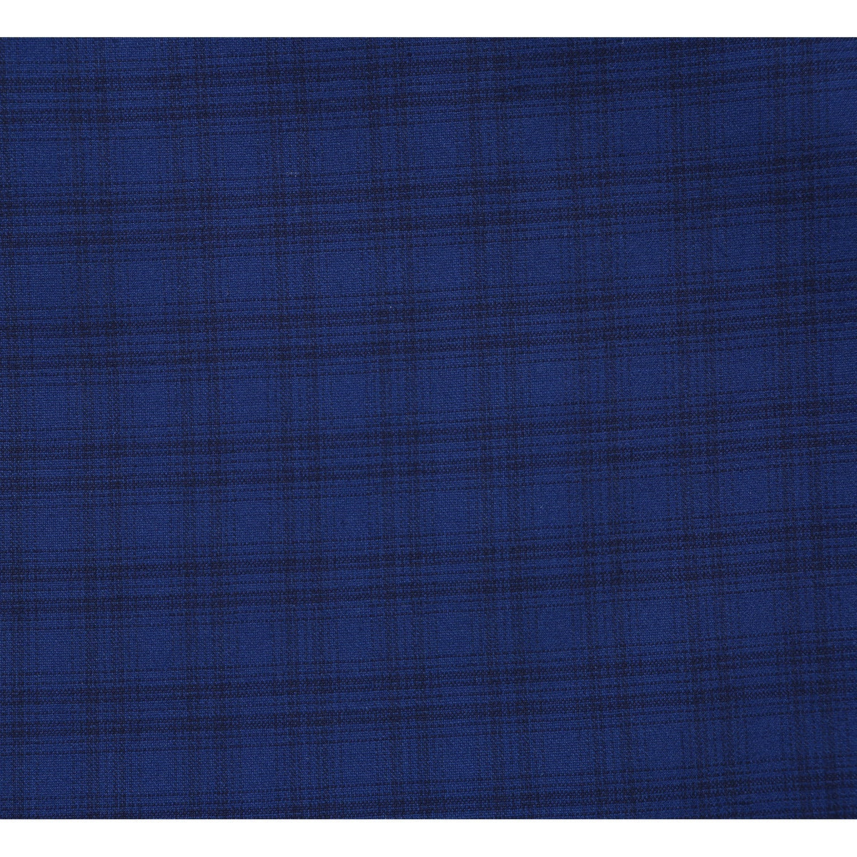 564-2 Men's Classic Fit Wool Blend Checked Suit