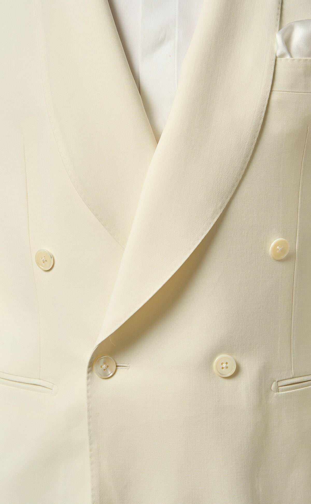 Men’s Ivory Dinner Jacket, Cream Off White Double Breasted Shawl Collar Wedding Tuxedo Blazer