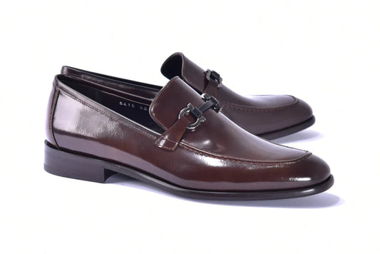 Corrente 6415 Calfskin Slip-On Loafer - Brown