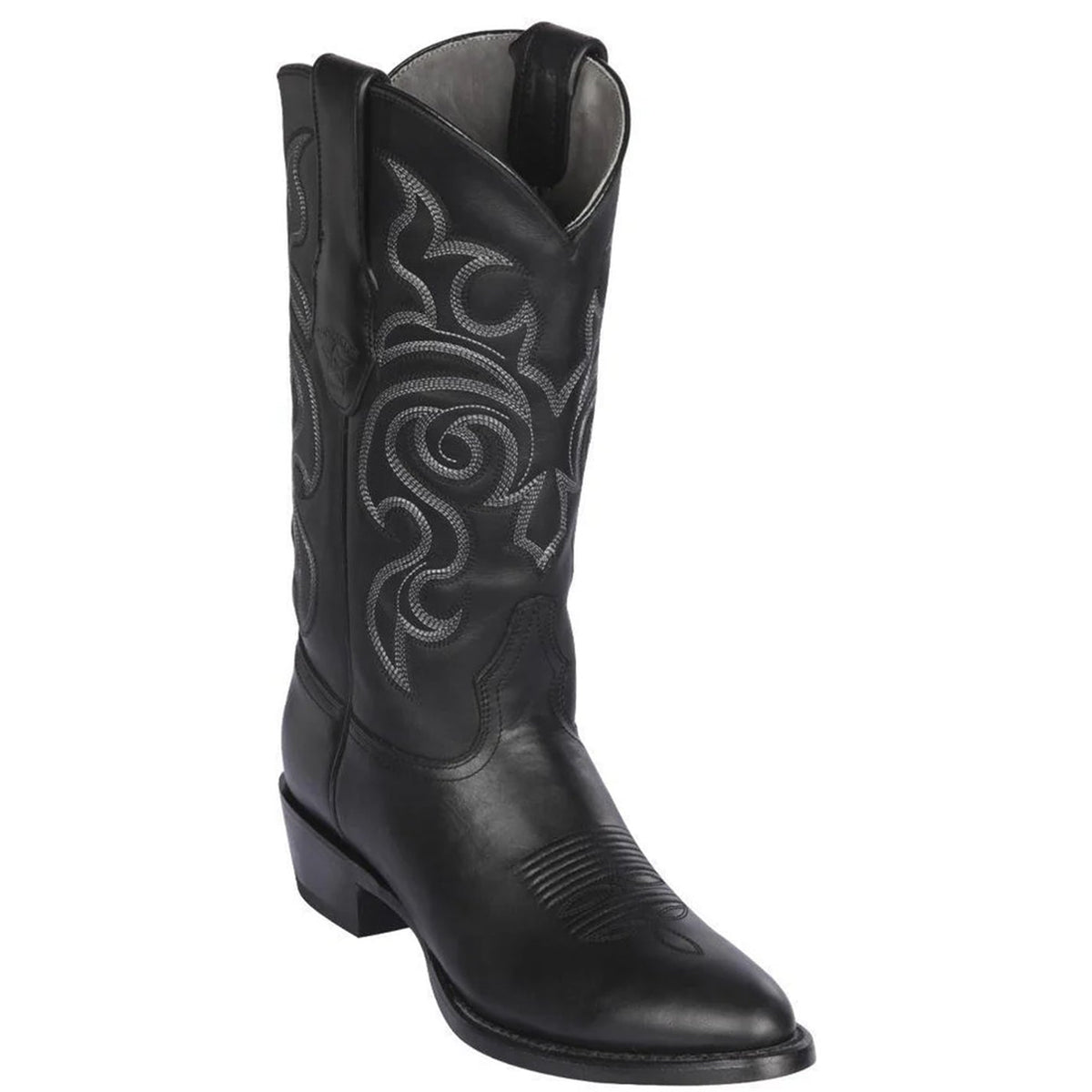 Pull On Black Cowboy Boots