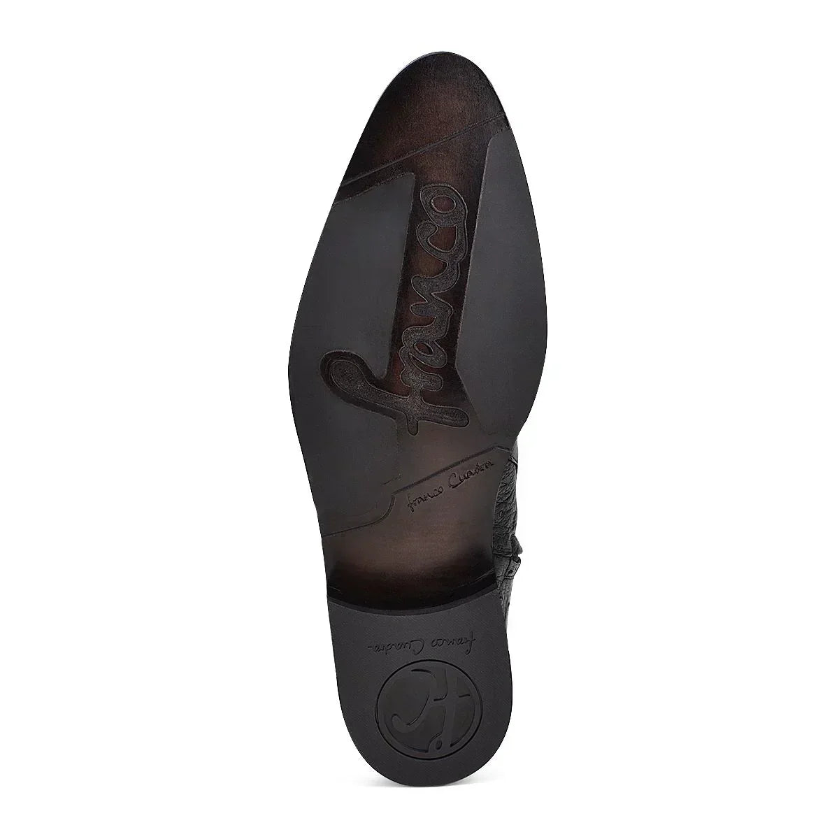 Los Altos Brand Men's Ostrich Short Dress Boots