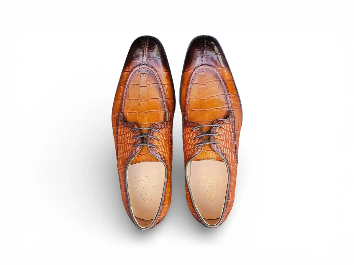 Carrucci Allen II Embossed Split Toe Derby