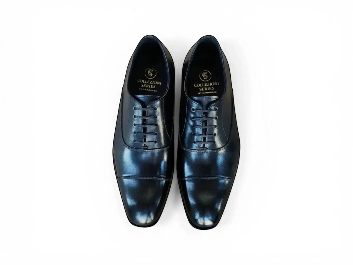 Carrucci Avon Cap Toe Oxford in Leather Sole