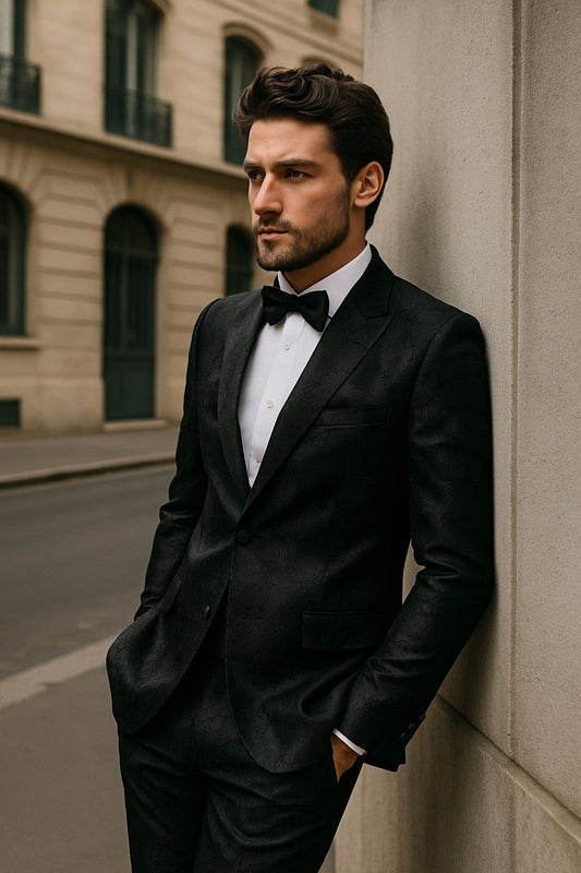 Big and Tall Mens Tuxedos Jacket - Big And Tall Formal Wear - Bowtie Included - For Big Guys
