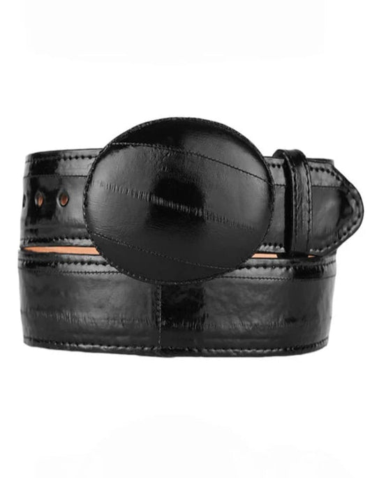 Eel Black Cowboy Belt