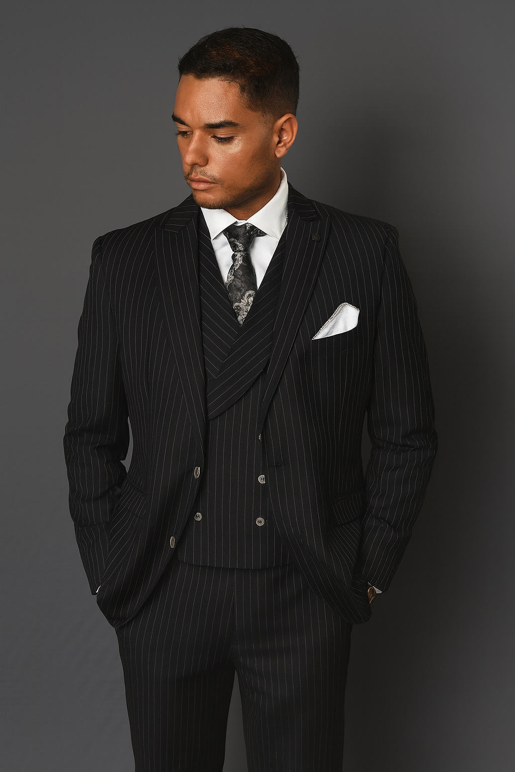Statement Suits Black Grey