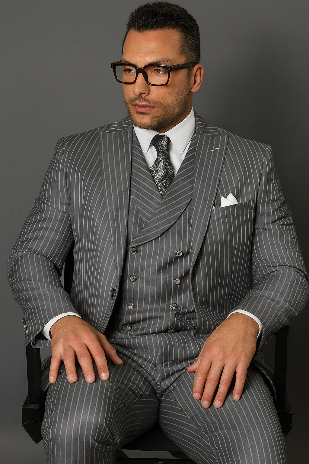 Statement Suits Black Grey