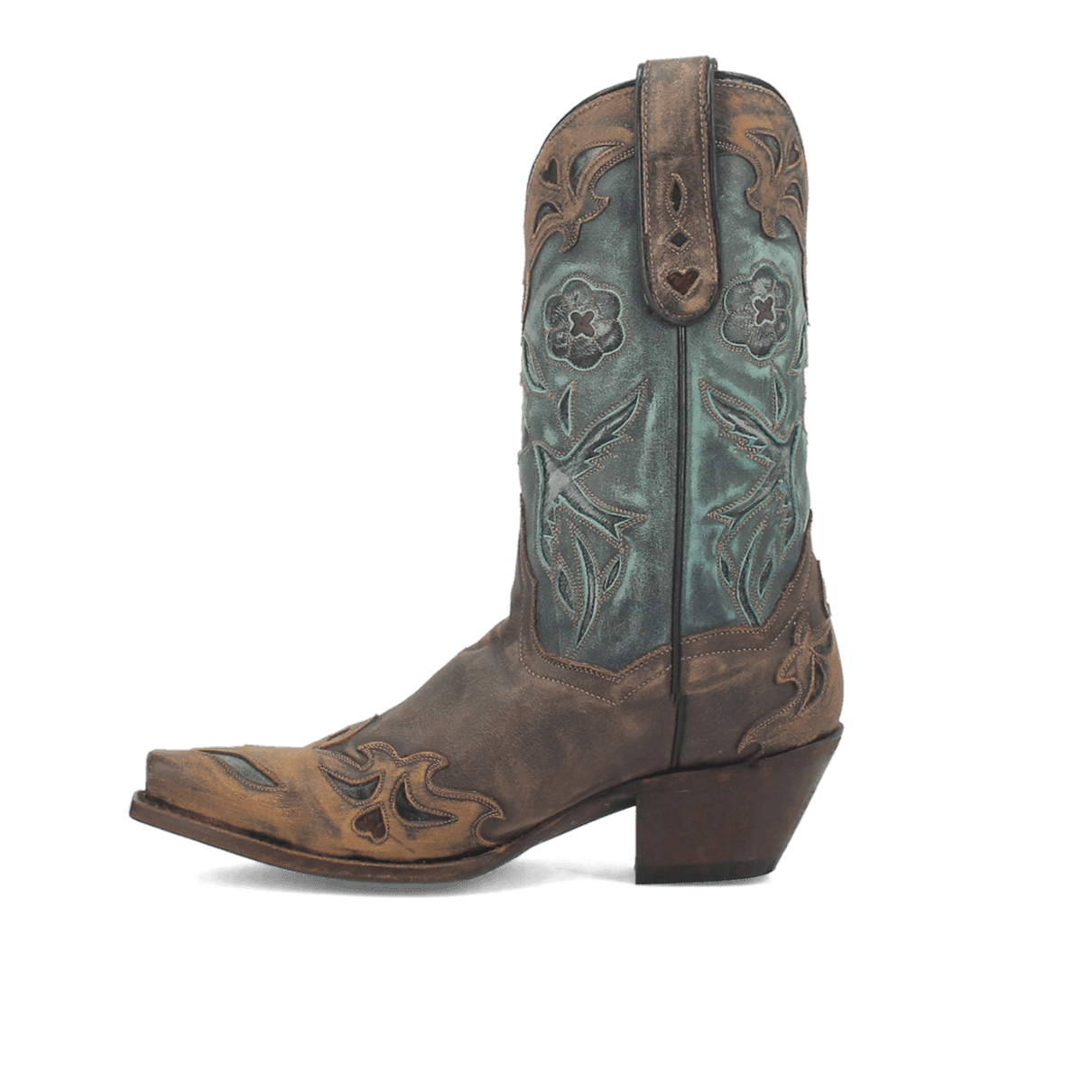 VINTAGE BLUEBIRD LEATHER BOOT