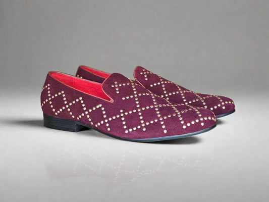 Carrucci Dress Studs Loafer in Suede