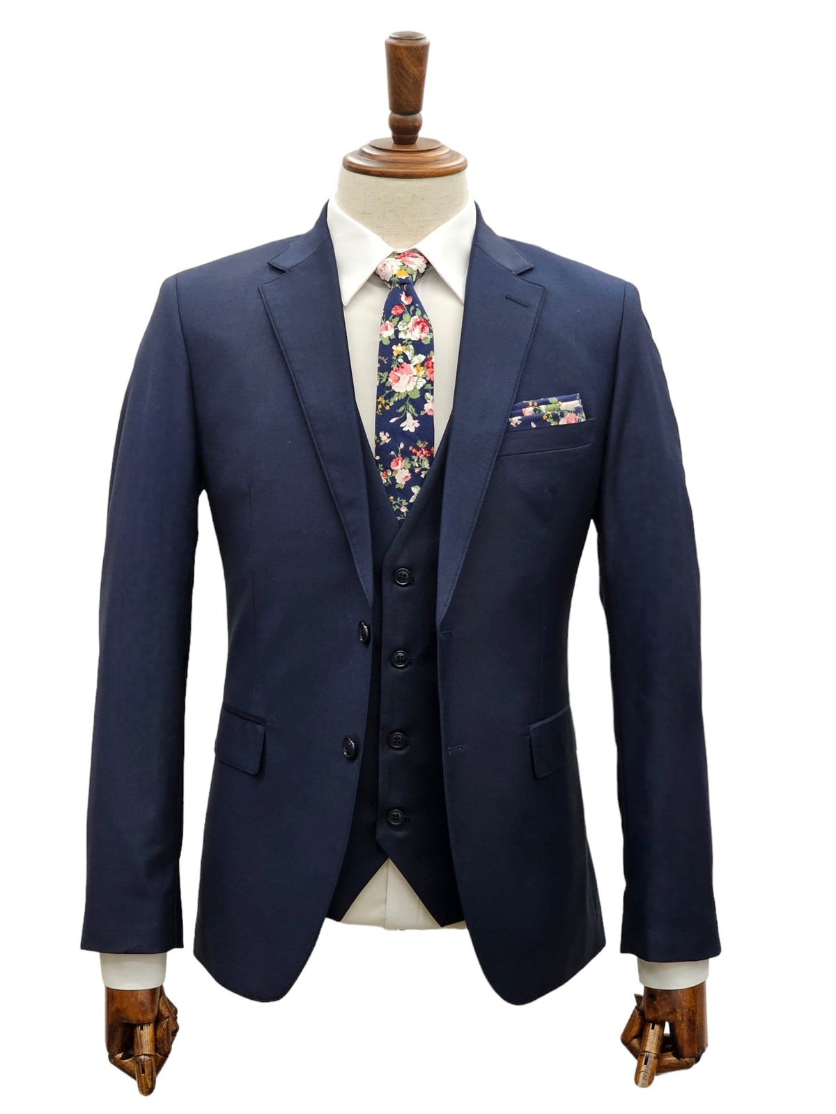 Effetti Suit Designer - 2 button Notch Lapel slim fit EF2N+V-8129 NAVY