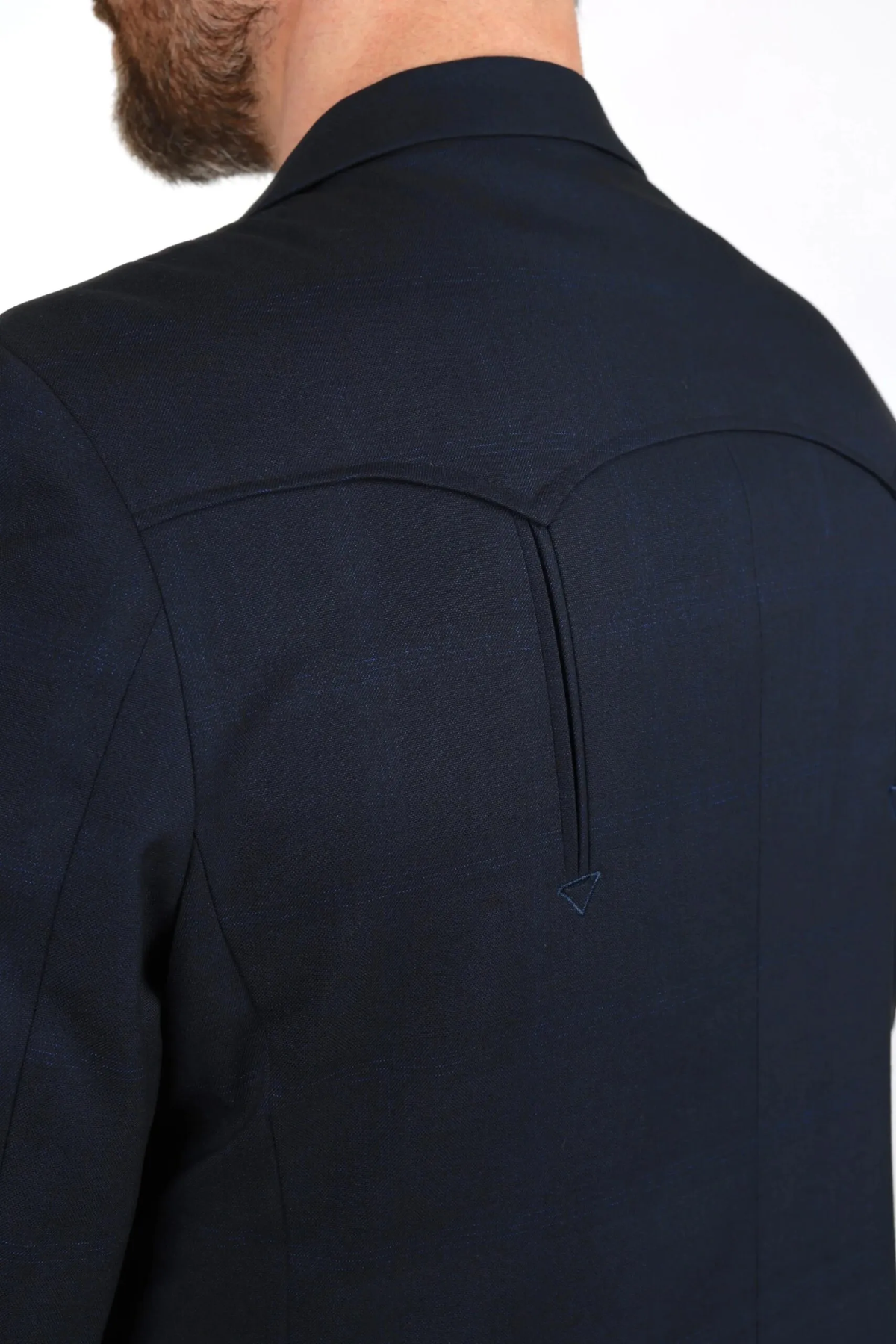 Mens Navy Western Blazer – Stylish Frontier Sport Coat