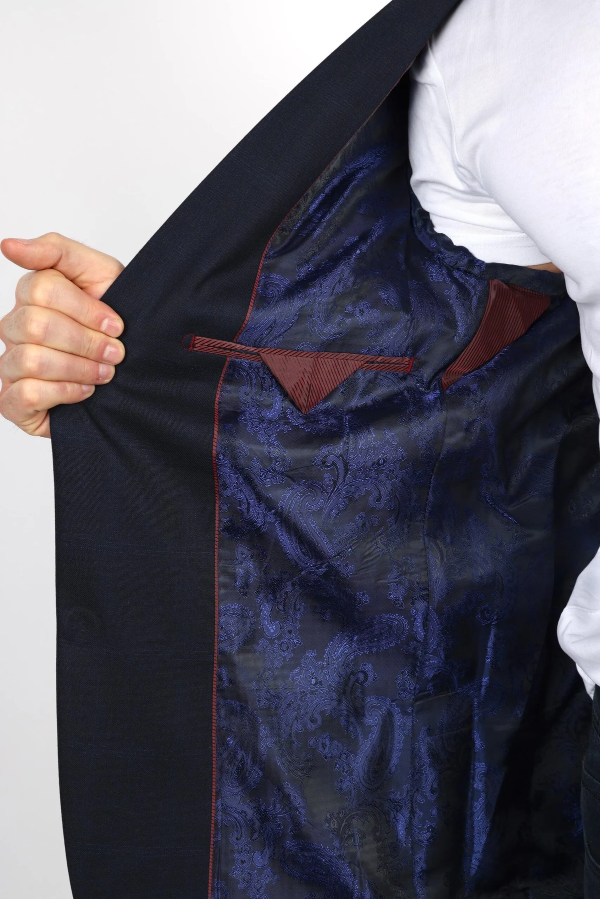 Mens Navy Western Blazer – Stylish Frontier Sport Coat