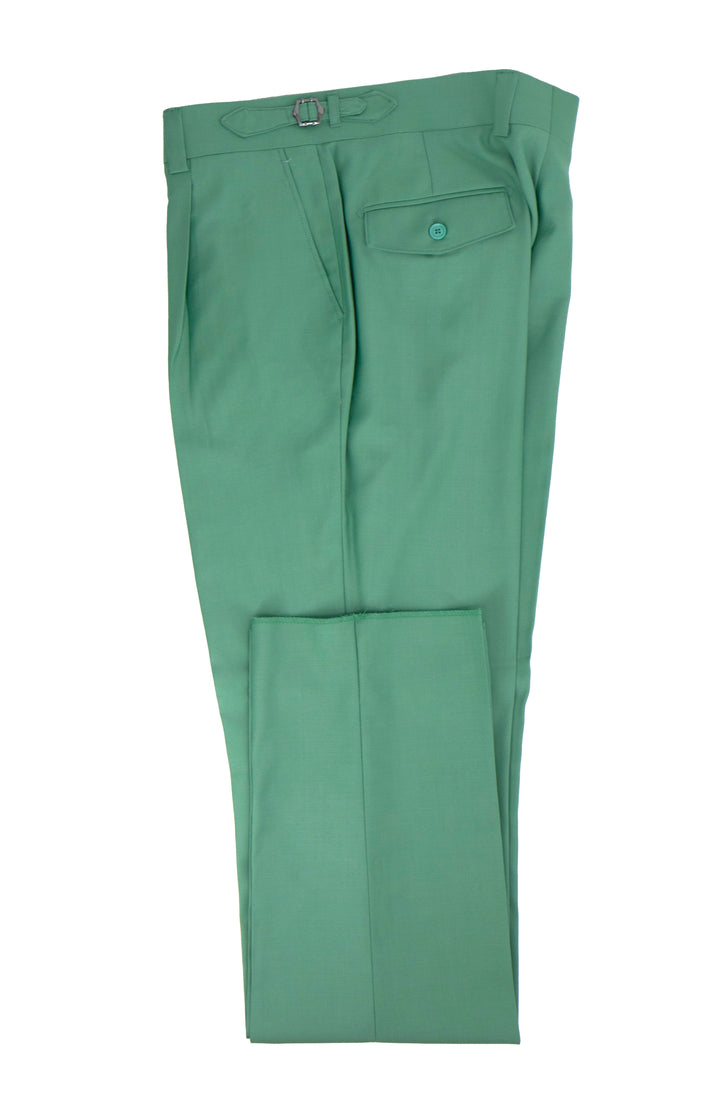 Tiglio Luxe Jade Semi-Wide Leg Wool Marbella Dress Pants TL4015