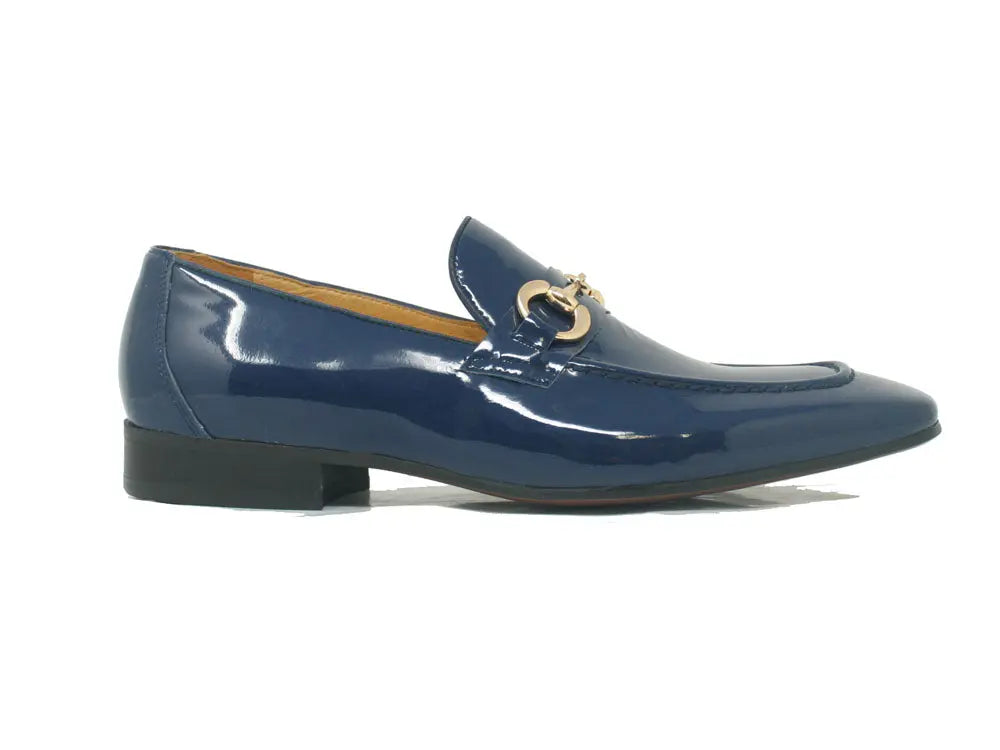 Carrucci Patent Leather Horse Bit Loafer