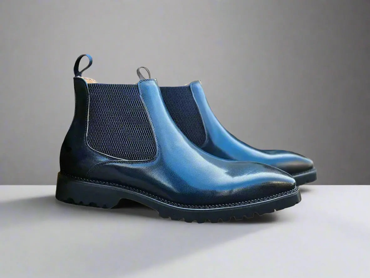 Carrucci Patina Chelsea Boot Lug Sole