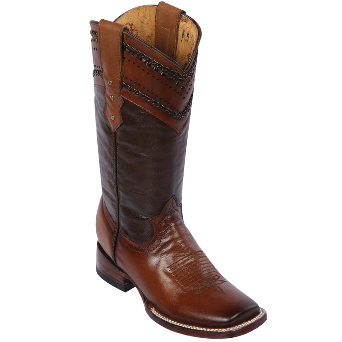 Wide Square Toe Cowgirl Boots