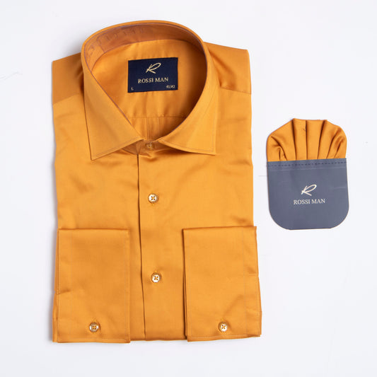 Rossi Man RS1 Gold Dress Shirt for Men