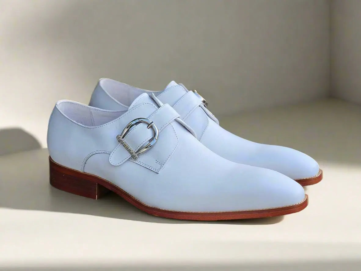 Carrucci Signature Buckle Monk Strap Shoe