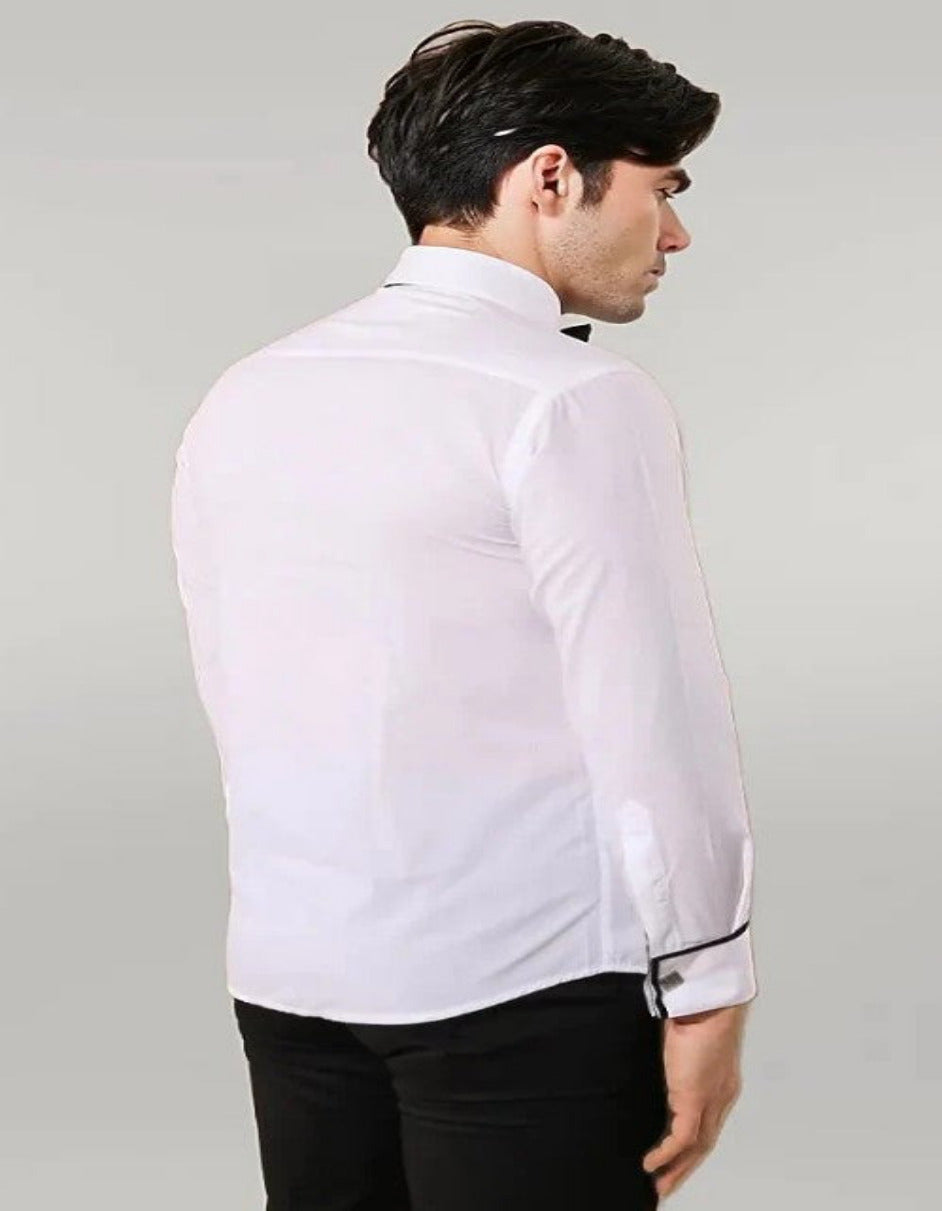 White Tuxedo Shirt