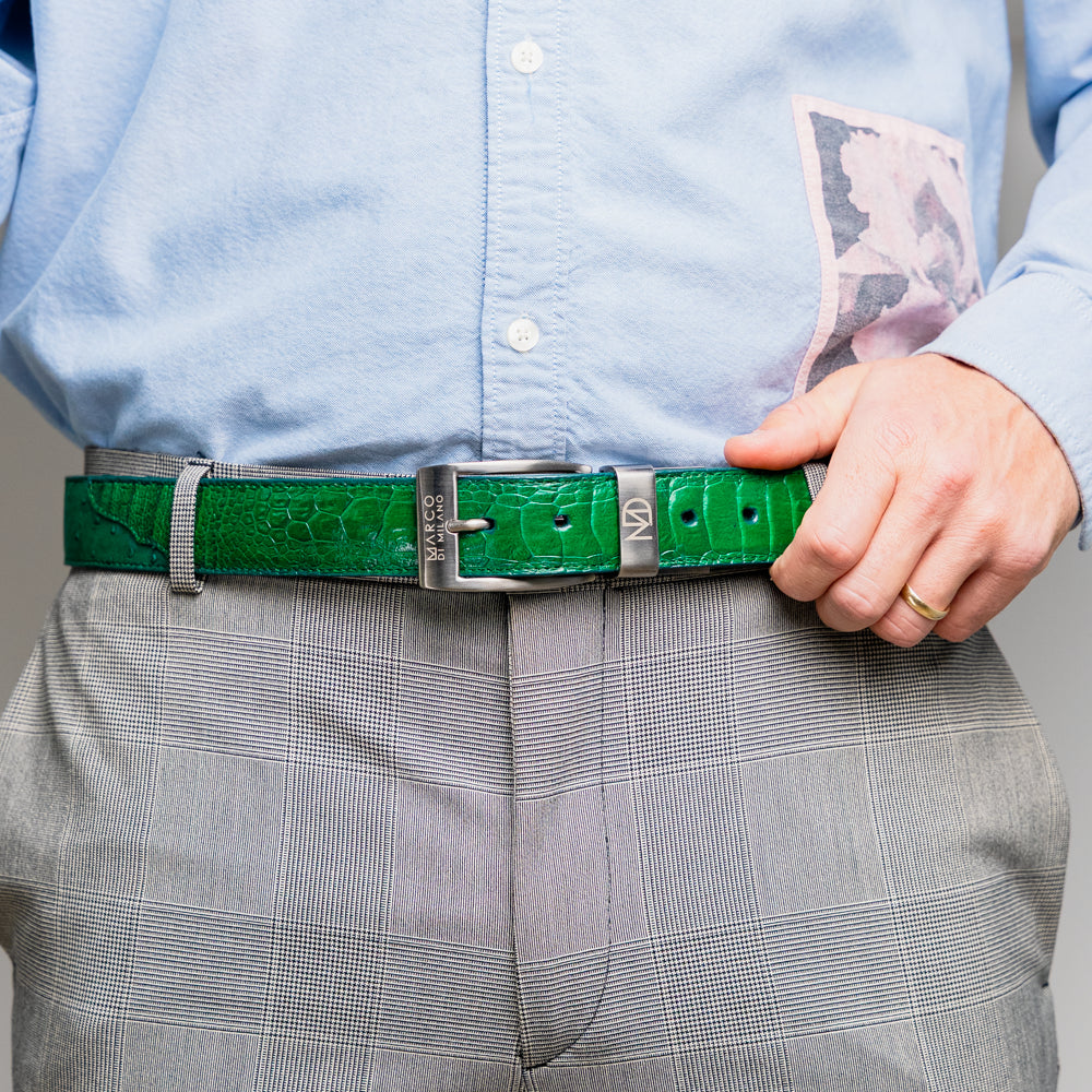 Marco Di Milano Alessio Belt Lemon Green