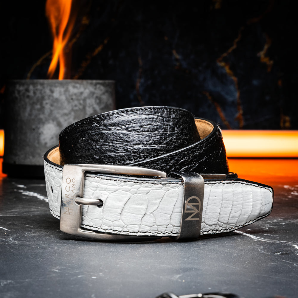 Marco Di Milano Alessio Belt White / Black