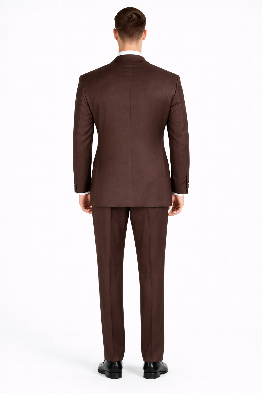 Apollo King Men's Outlet 3 Piece 100% Wool Suit Fashion Windowpane-New Designer Collection