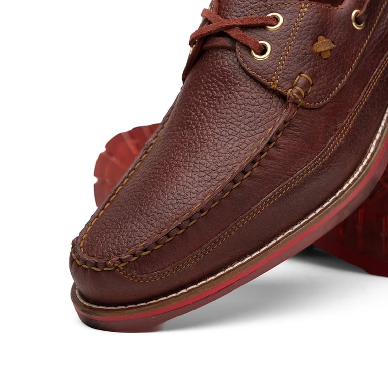 Marco Di Milano Amalfi Wine Premium Calf Leather Boat Shoes