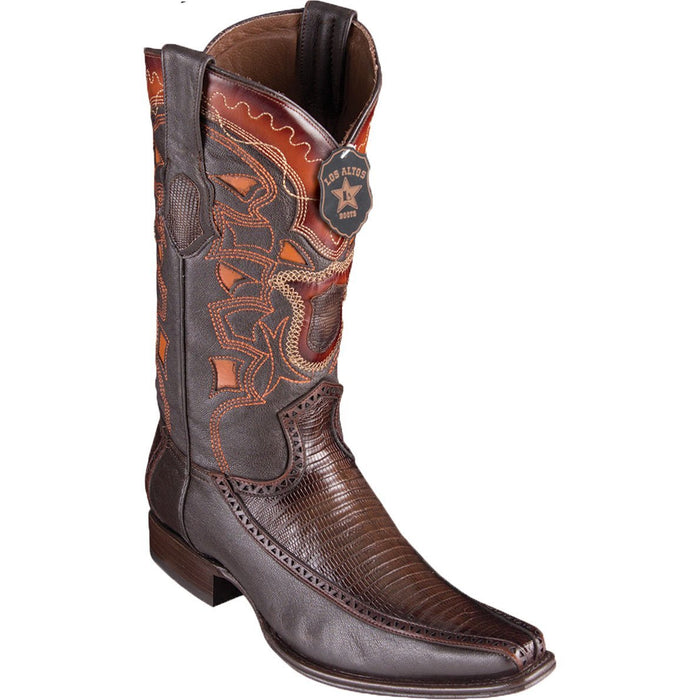 Botas de Armadillo Lizard con Venado Tejida Horma Europea