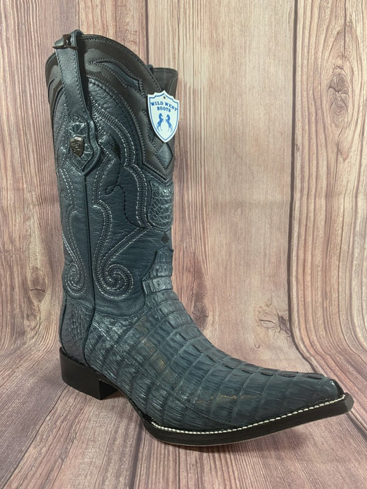 Botas de Cocodrilo Caiman Cola Punta 3X Aladino WW