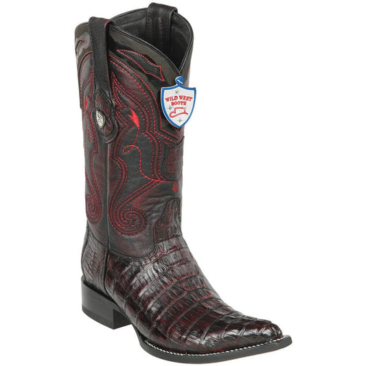 Botas de Cocodrilo Caiman Cola Punta 3X Aladino