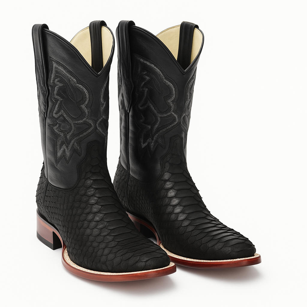 Botas de Piton Original Punta Cuadrada-New Designer Collection