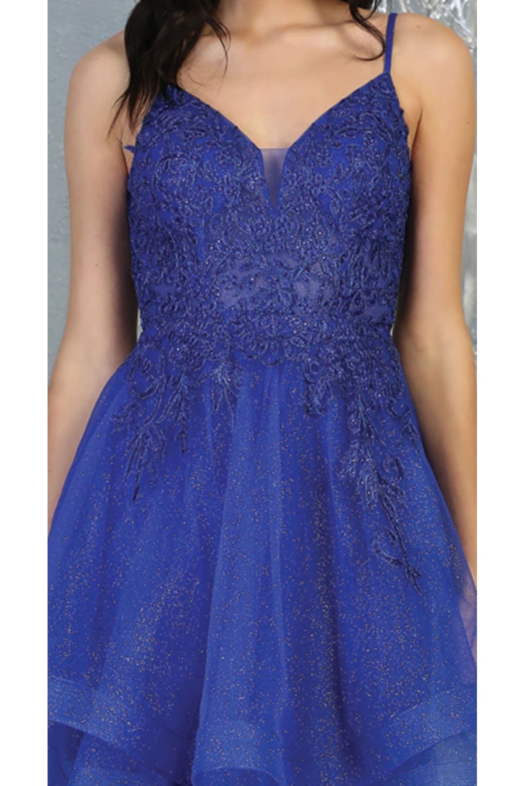 Quince Dama Dresses - Short Quinceanera Dresses in Color Royal