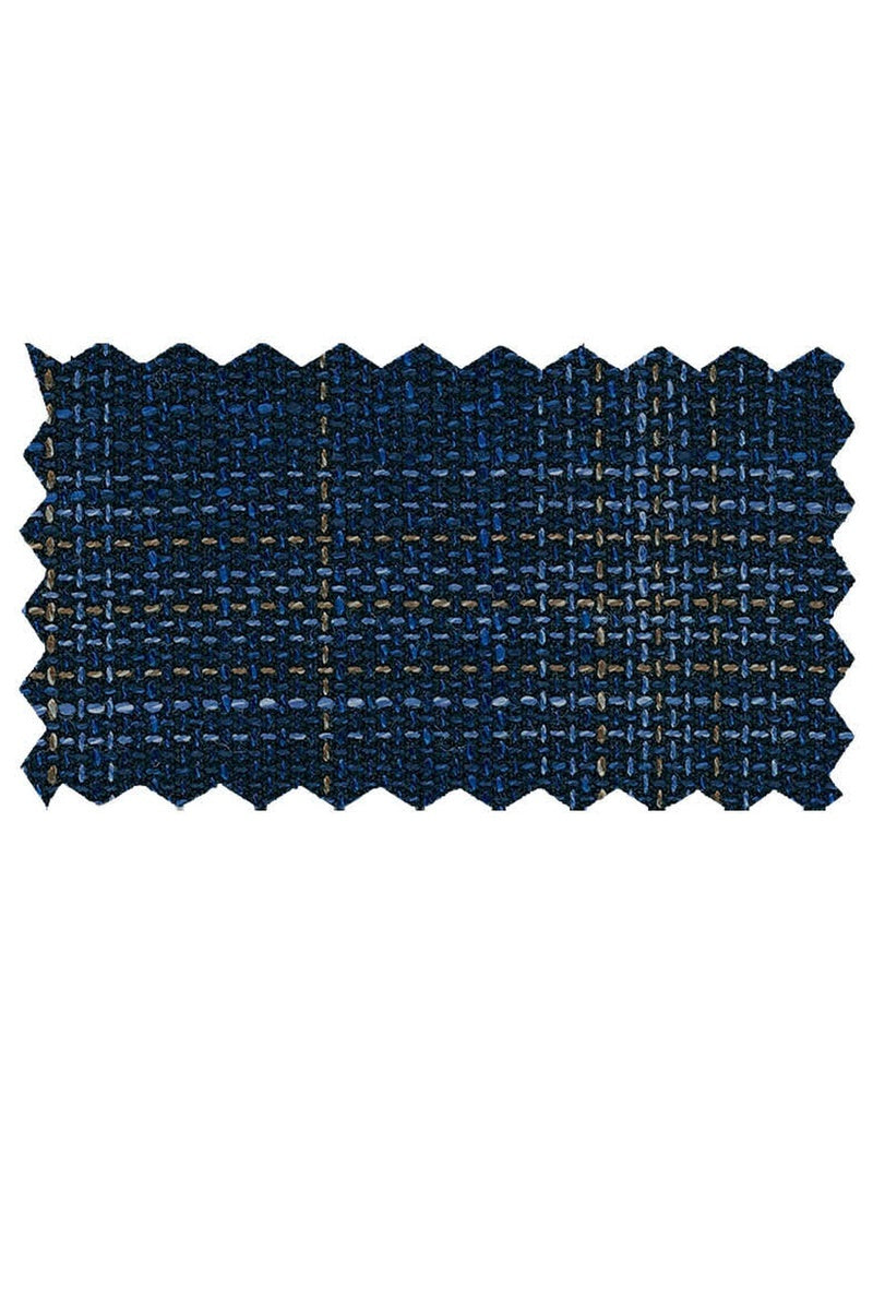 Enzo Tovare Navy Windowpane Sports Jacket