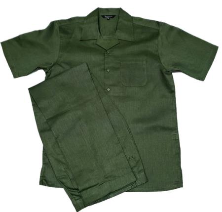 Mens Hunter Linen Leisure Suit
