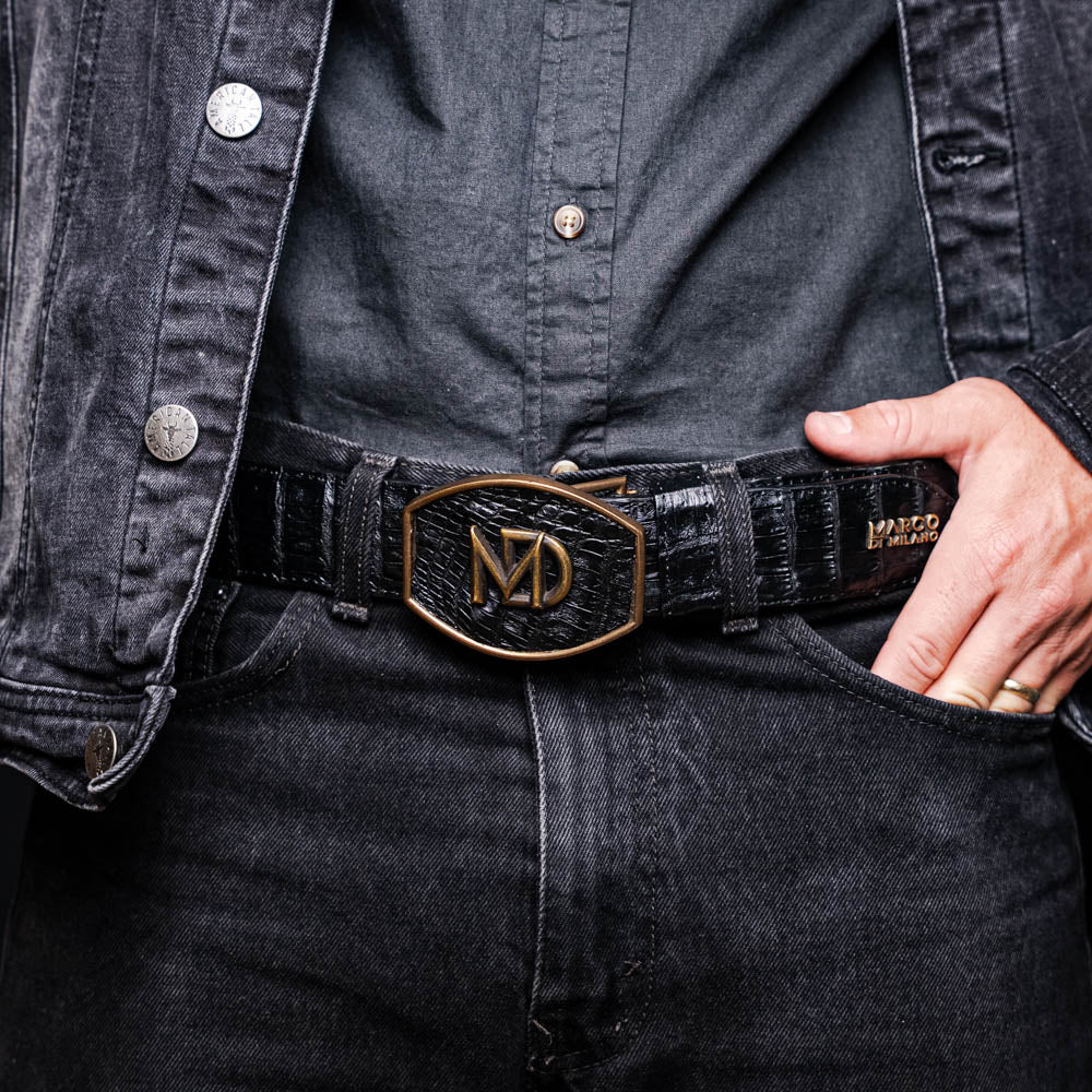 Marco Di Milano Iowa Belt Black