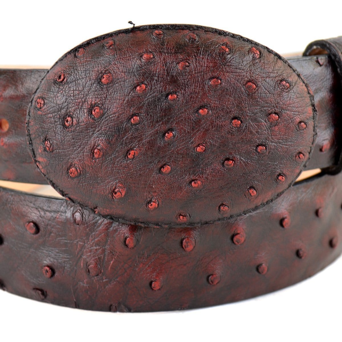 Men's Los altos Ostrich Cowboy Belt C11U0318