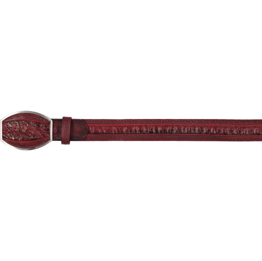 Men's Los altos Ostrich Laser Design Casual Belt C24U0343